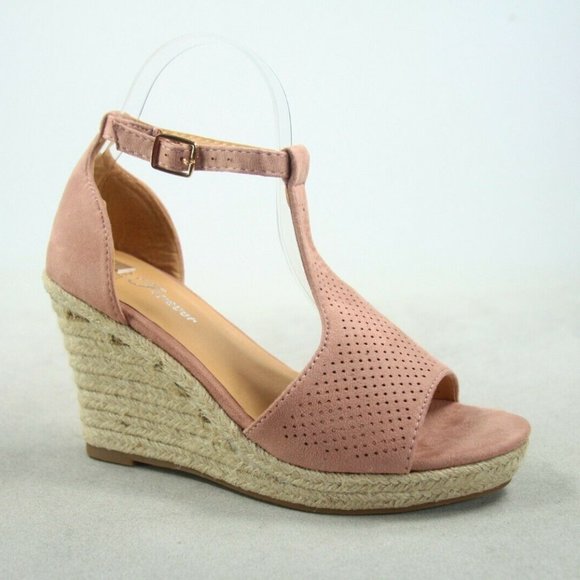 pink blush wedges